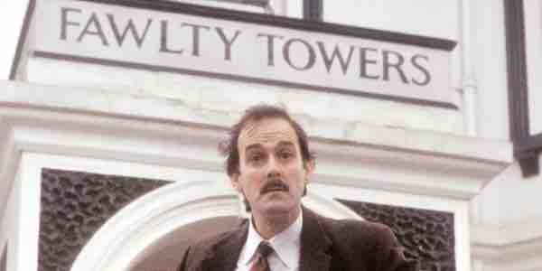 Basil Fawlty precisely the sort of idiot who needs awareness training.