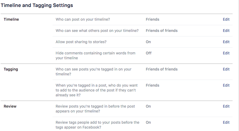 Facebook security guide - Privacy settings, block