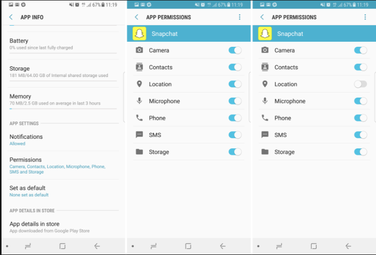 Snapchat Internet safety - Location Services for Snapmaps